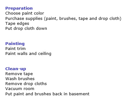 Chunking Process